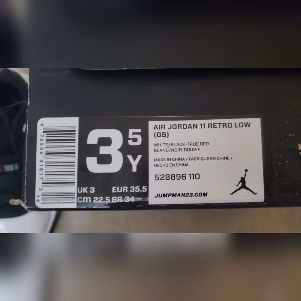 Rare DS OG all Air Jordan 11 retro low tuxedo 2013    XI gs women (Sample pair) - Picture 2 of 11